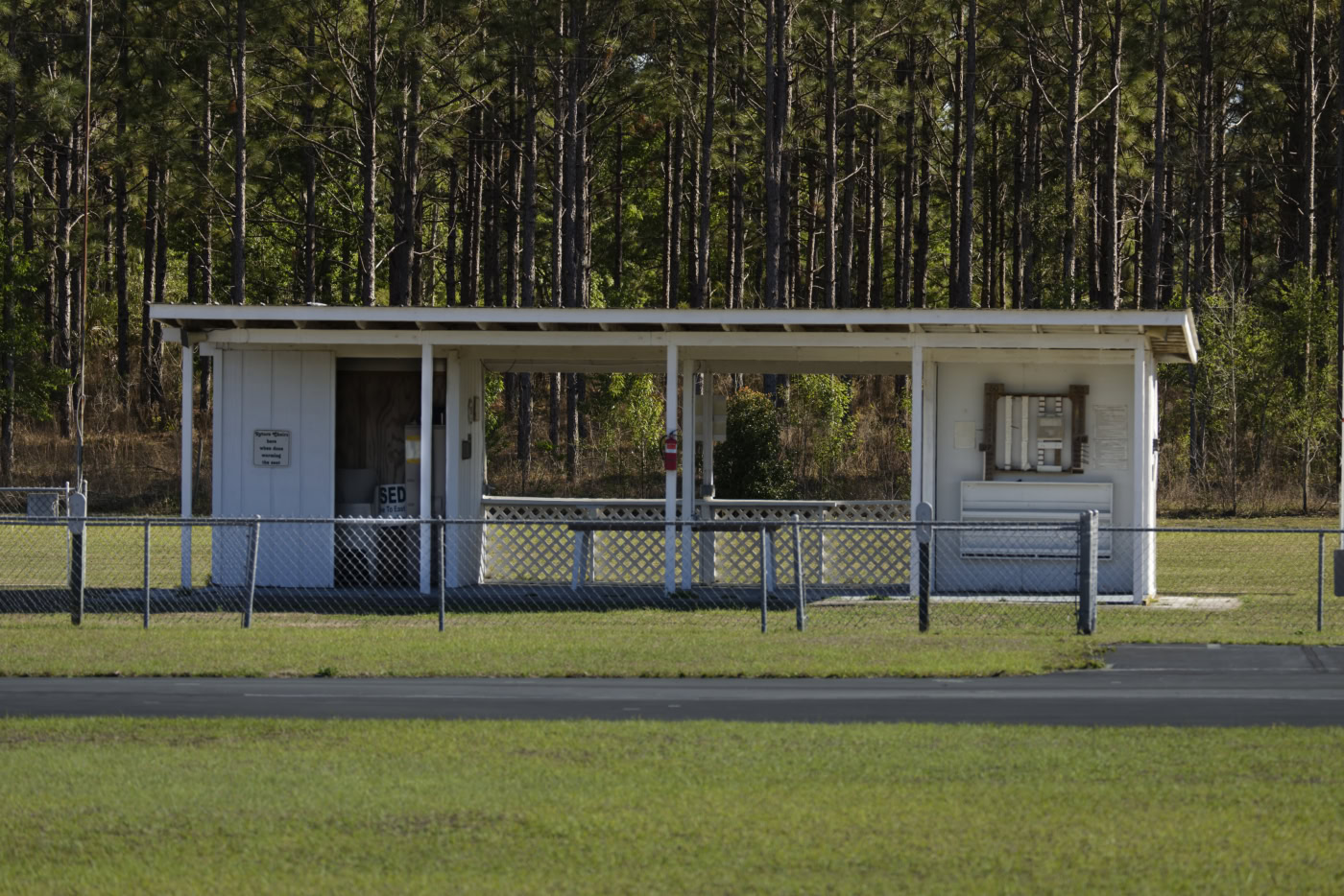 Club Members repairing runway at Tri-County Radio-Controlled Flying Club, Rainbow Air Park, Dunnellon, Florida
